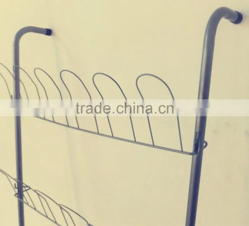 over the door shoe storage rack with metal wire for 40 pairs