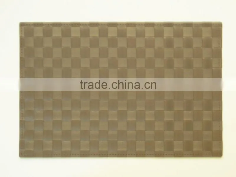 Kitchen Placemat Multi Colored PP Placemats, Solid Red