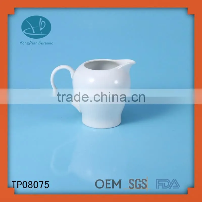 milk pot,milk pot with printing,creamer jug,gravy boat