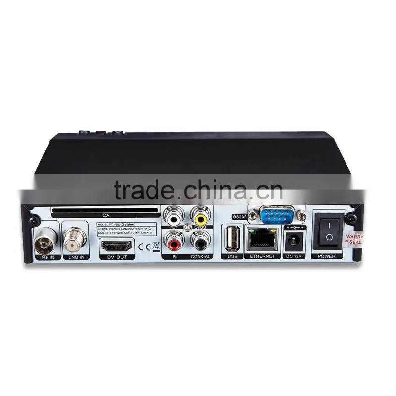 V8 Golden DVB-S2+T2/C 1080P Full HD IPTV Set Top Box Support Cccam Youtube 3G Powervu PVR Digital Satellite Combo Receiver