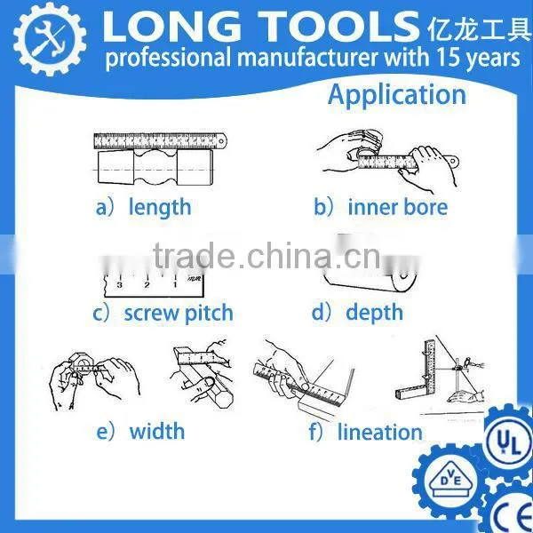 30m 50cm distance metal scale function of steel ruler