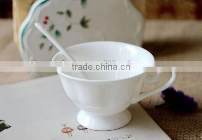 cute coffee spoon, christmas ceramic spoon, ceramic tea spoon