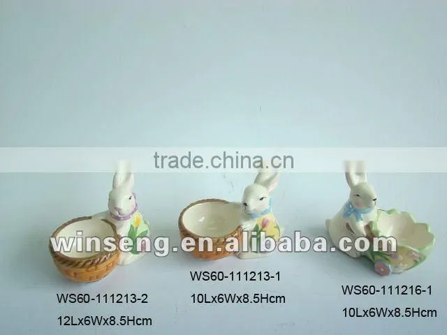 Hot style household items the Easter bunny ceramic ashtray