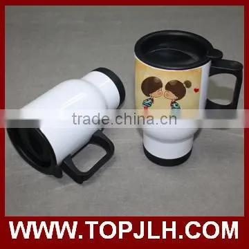 Hot Selling blank Metal Car Mug Traveling Tea cups
