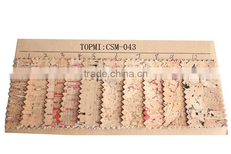 2015 new type high quality cork shoes material