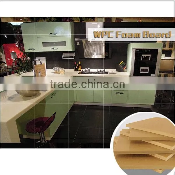4x8 pvc foam sheet plastic and wood composition sheet for building/construction
