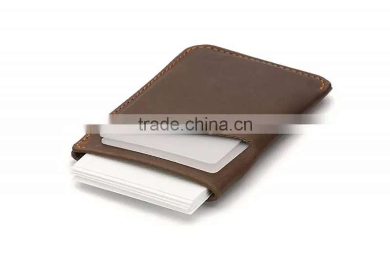 Leather Card Sleeve Wallet