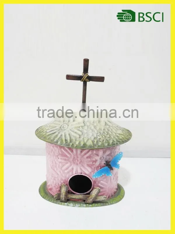 YS14481 Garden metal handicraft bird cage with stand