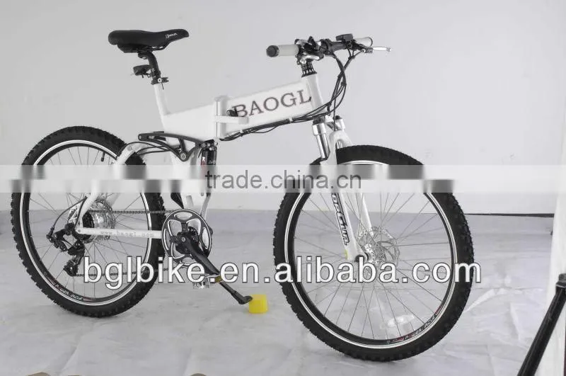 folding electric mountain bike