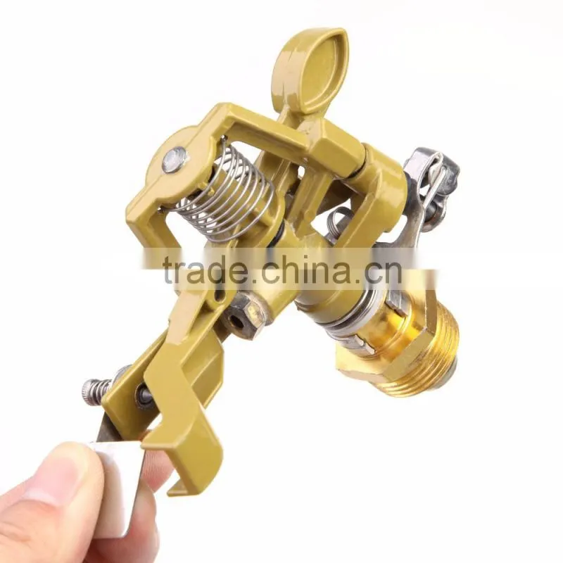 Zinc Alloy Impact Sprinkler Garden Lawn Watering Irrigation Spray Head