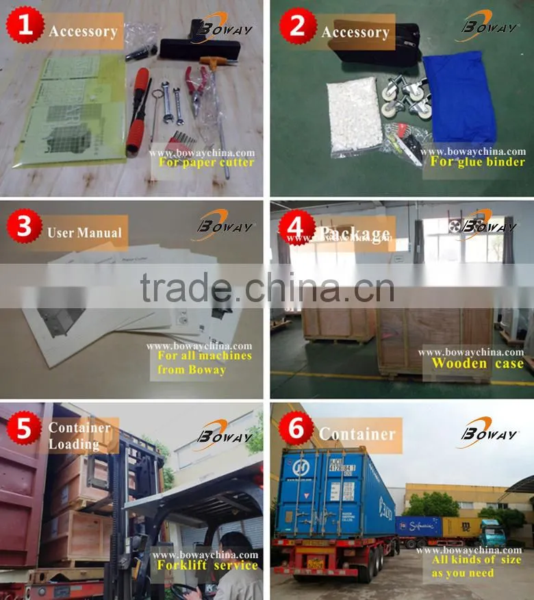 A3 A4 58mm thickness enhanced EVA Glue binding note book manufacturing machine