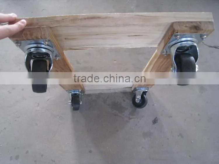 heavy duty wood plant pot dolly furniture 4 caster hand cart trolley