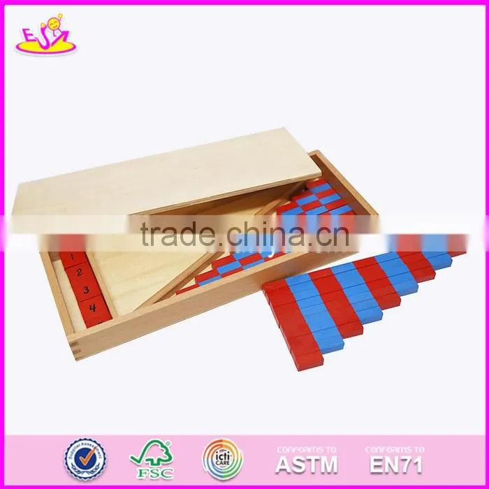 2017 New design toddlers preschool wooden montessori teaching materials W12F006