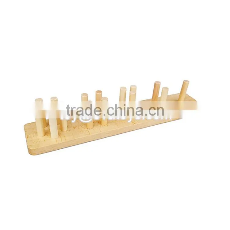 Hot sale preschool stacking geometry blocks wooden baby sorting toys W13D112