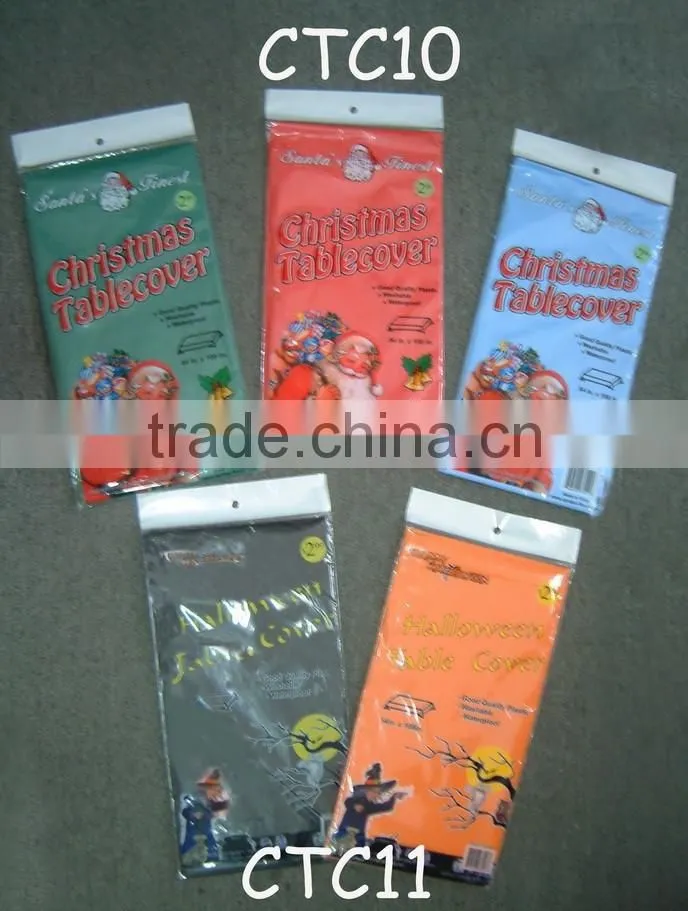 Valentine's high quality fancy decorative table cover dinning table cover disposable PVC material