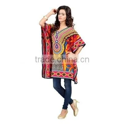 Custom 100% Polyester Print Beach Kaftan 2016/Woman Resort Wear from Alibaba India