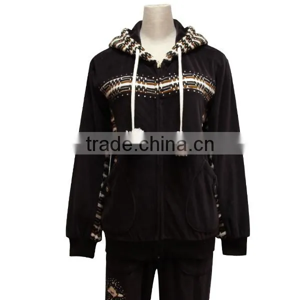 fashion wholesale winter nice woman brands sports latest design tracksuit
