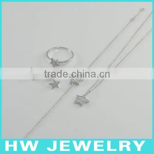 925 sterling silver Bridal Jewelry Set