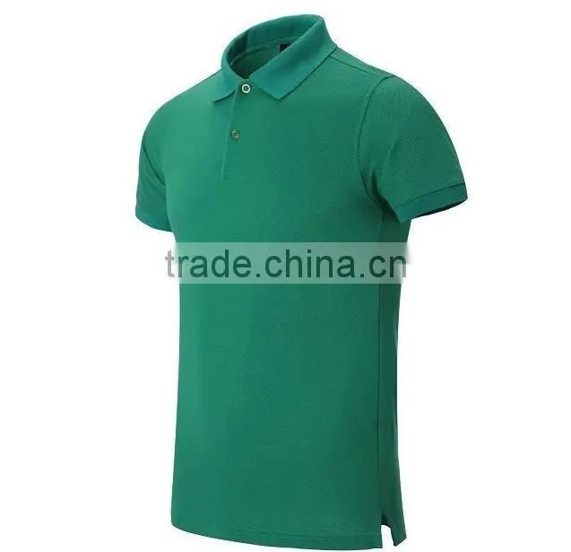 Hot sale Short Sleeve beaded mesh cotton pique Multi color Mens Polo shirt ,Turn down Collar T Shirt polos for men
