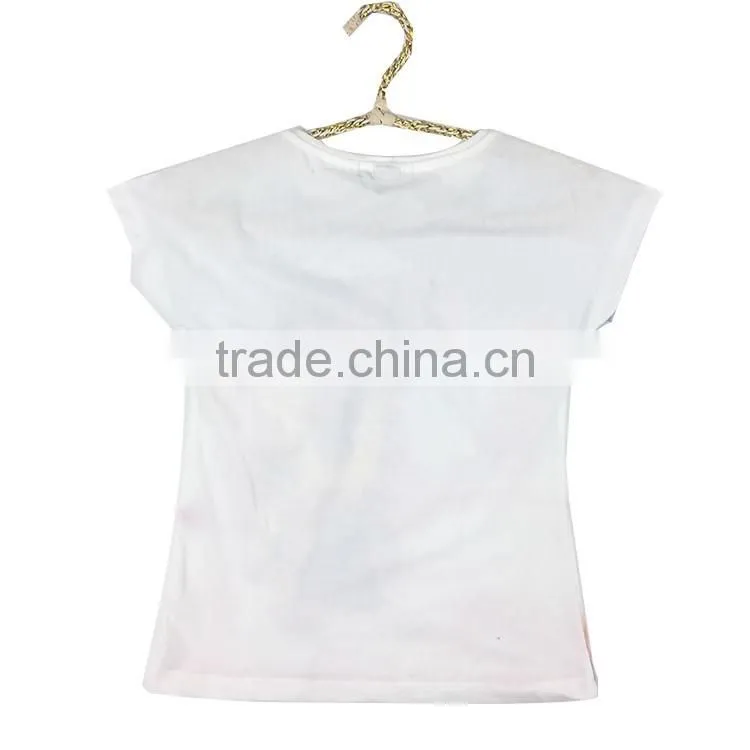 Fashion design girl T-shirt real photo show