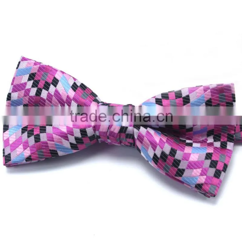 Dot Green Color Custom Bow Tie China Made Cheap High Quality