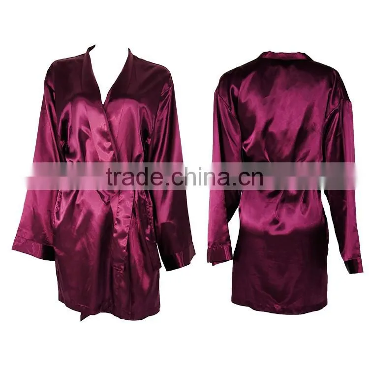 New Style Fashion Design Custom Satin Boxing Robe