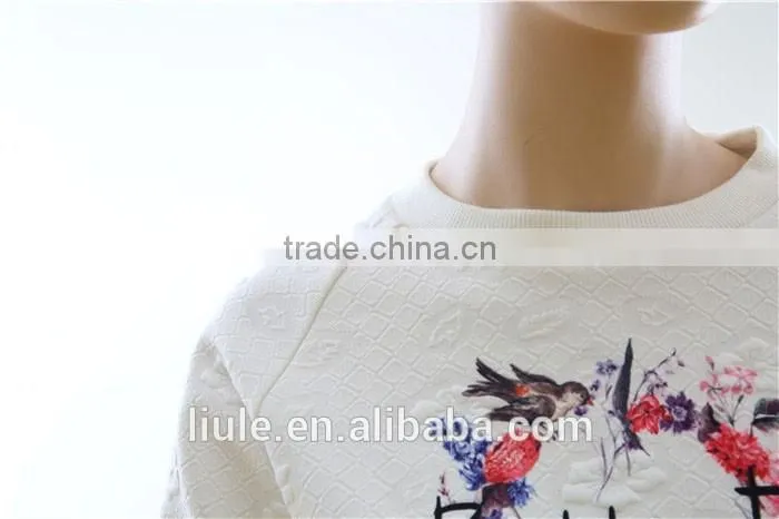 New design girls Simple sporty casual blouse women fashion long sleeve short blouse
