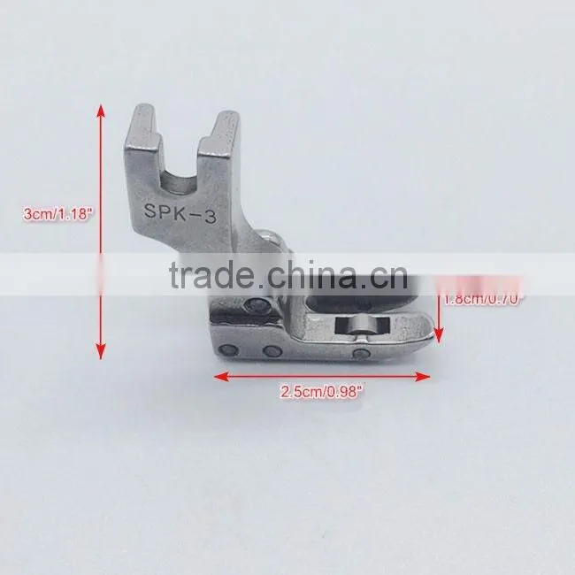 INDUSTRIAL SEWING MACHINE ROLLER FOOT High Shank PVC Leather For Singer Juki SPK-3 presser foot