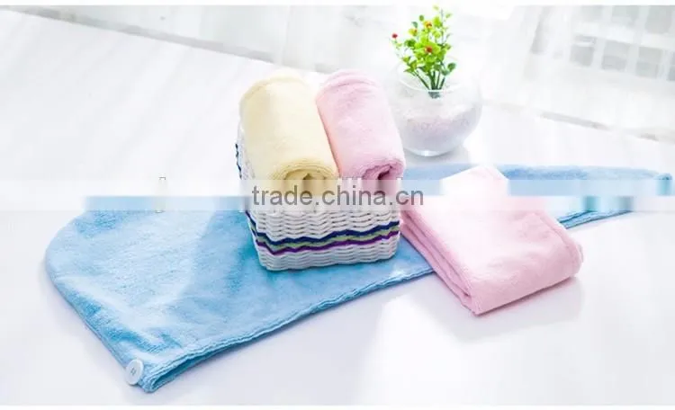 custom microfiber dry hair cap /hair wrap towel wholesale