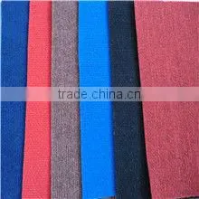 Striped carpet rubber/pvc backing exhibition carpet