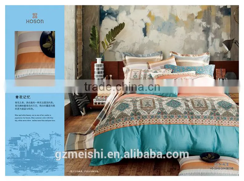 wholesale household bedding luxury 100% egyptian cotton bedding sets with high quality