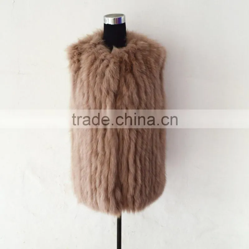 SJ243-07 OEM Service Bright Green Fashion Girl Coat Vest Short Design