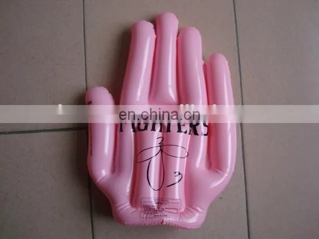 Inflatable cheering palm inflatable hand for promotional gifts