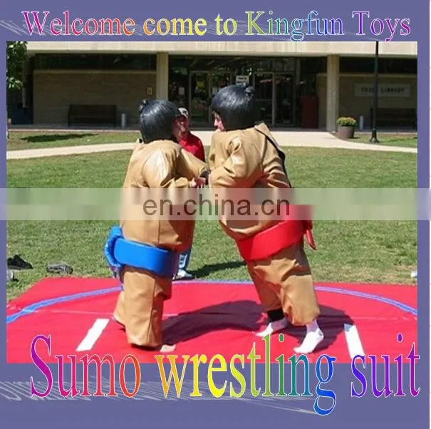 Yellow adult sumo suit for wrestling