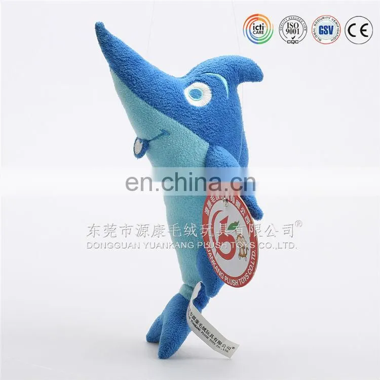 Fashion cute plush alligator toy for kids made of plush fabric