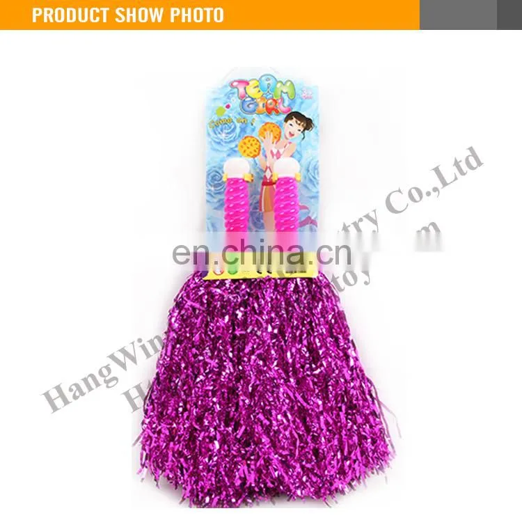 Funny kids toy Cheerleaders color bar cheerleading pom poms