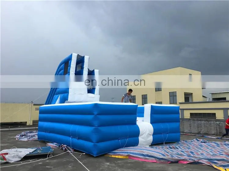 Adult exciting games inflatable jump air bag pad for skiing or jumping