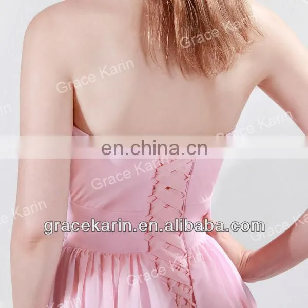 Grace Karin Strapless Elegant Chiffon Evening Dresses Long CL4423