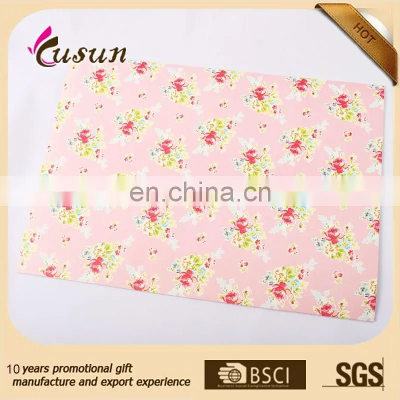 Bottom price high performance promotion custom paper disposable placemats