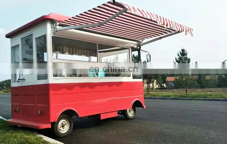 Hot sale motor tricycle food trailer china mobile food cart