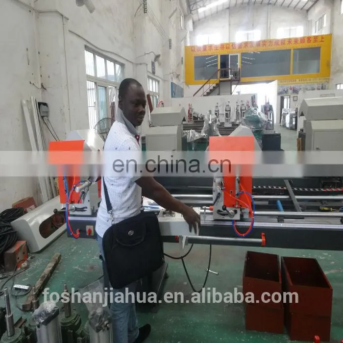 Three- head welding machine for PVC Windows and Doors machine