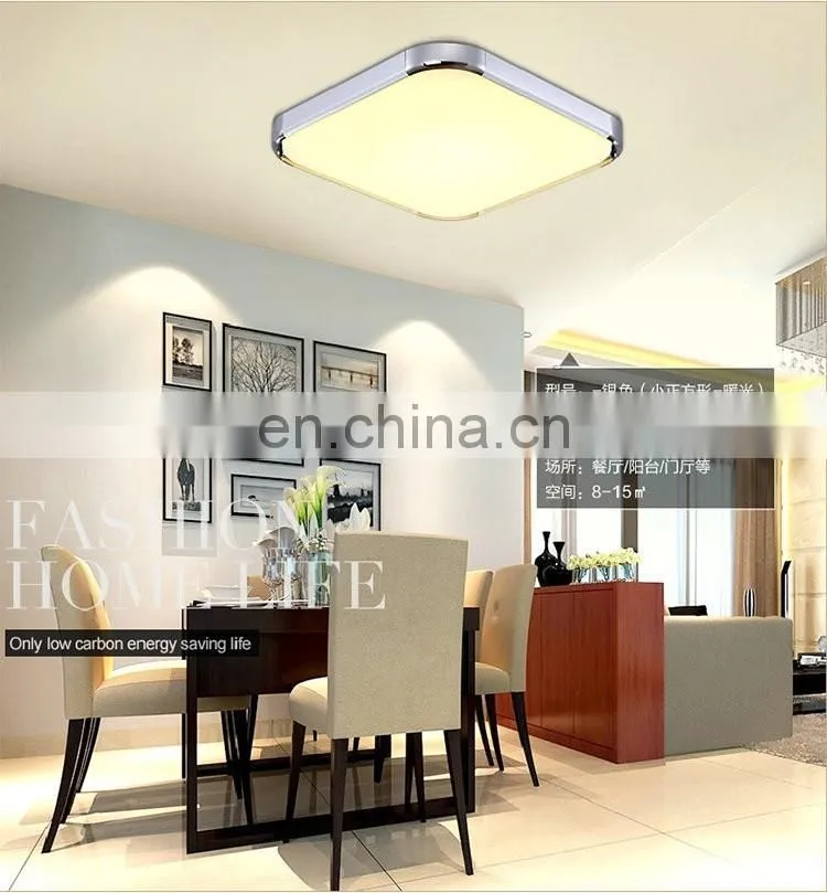 LED modern ultra-thin led ceiling lamps Nonpolar dimmable rectangular bedroom light