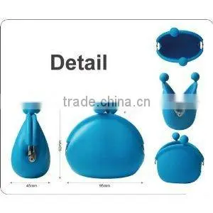 attractive lady cheapest mighty purse fancy silicone coin purse for pocket