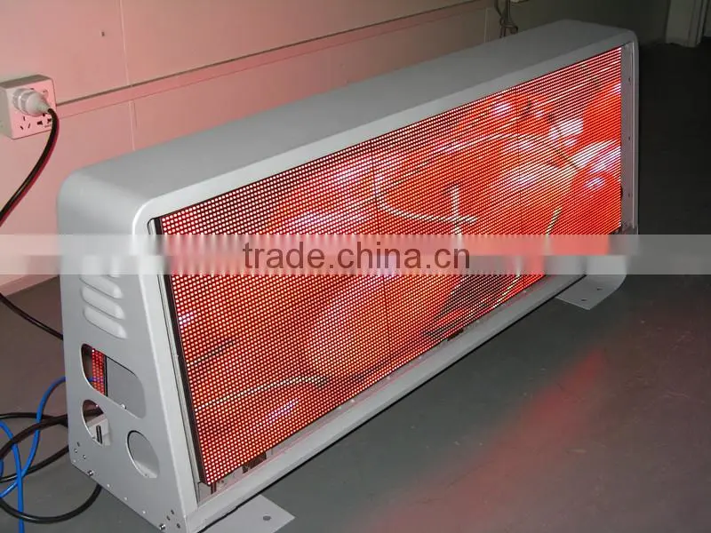 liyi SMD full color p5 double sides taxi roof led signs