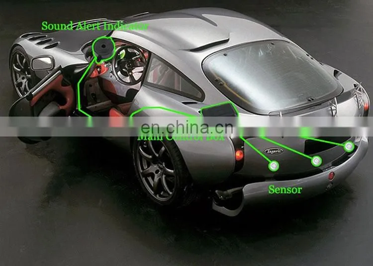 China Factory OEM High Quality Universial 22mm Rear 4 parking sensor radar PDC Low Price Auto Car Reversing Aid Assist Monitor