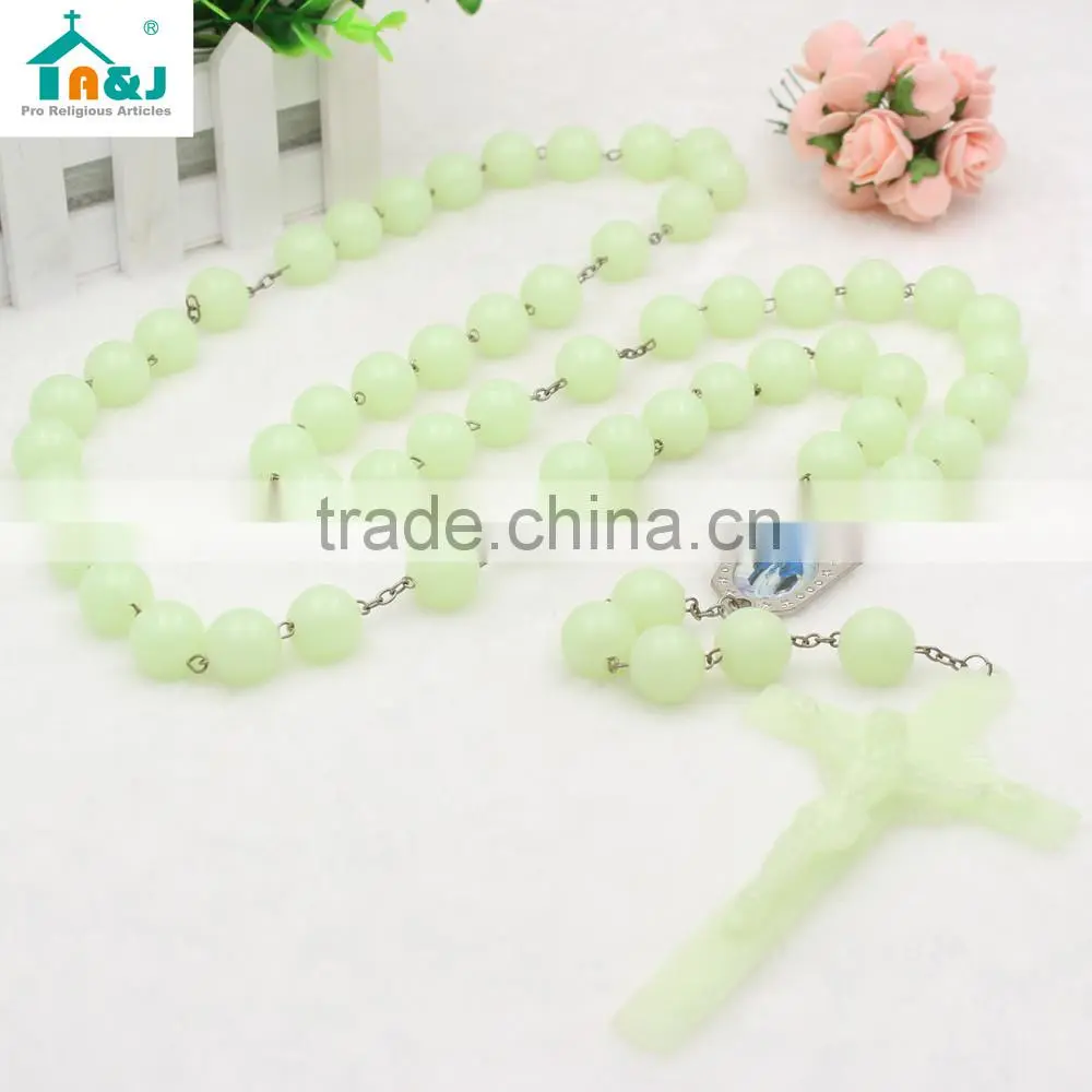 Alibaba Trade Assurance Supplier luminous bead rosary Hot Sale cheap