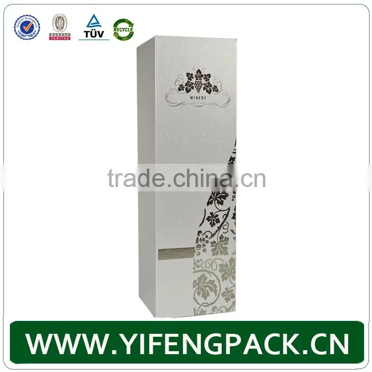 New Technology Luxury Custom Print Folding Wine Gift Box Cardboard Wine Bottle Packaging Box