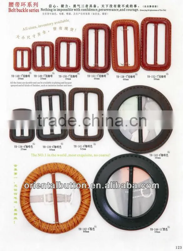 high quality fashion female plastic belt buckle