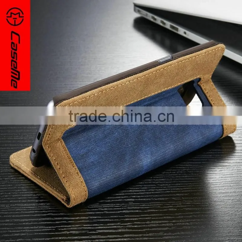 Factory price hot new products 2016 credit card insert case for Samsung Galaxy S7/S7 edge wallet