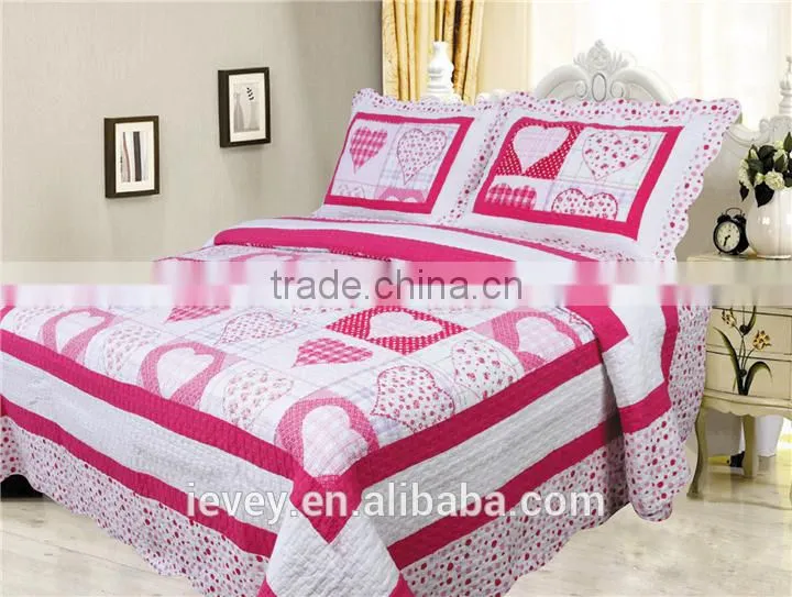 beautiful high quality best price cotton reative printed 2500gsm bed sheet patchwork quilt quilt fabric cotton